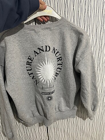 Diğer kalın kapşonsuz sweatshirt