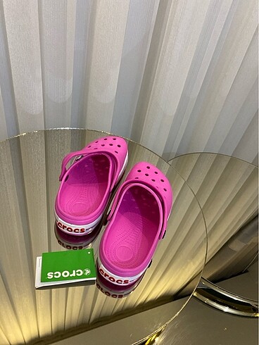 37 Beden Pembe crocs terlik