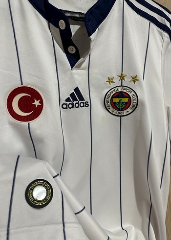 m Beden Orjinal Beyaz Fenerbahçe Kısa Kollu Forma