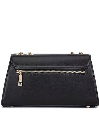 Zincir Detaylı Siyah Deri Kadın Çanta - Görsel 2