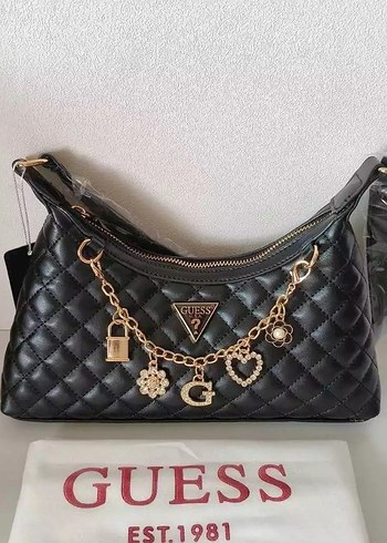 Zincir Detaylı Beyaz Deri Kadın Çanta - Görsel 4