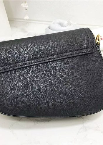 Kahverengi Baskılı Deri Kadın Çanta - Görsel 3