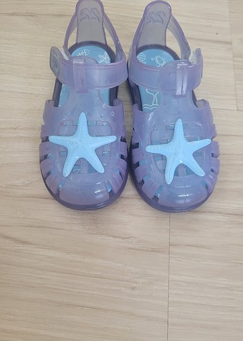 22 Beden mavi Renk Unisex Çocuk Mor Bantlı Deniz Yıldızı Sandalet 22 Igor