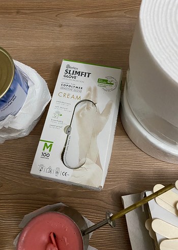 Beden Renk Ağda ağda bezi spatula eldiven ağda seti