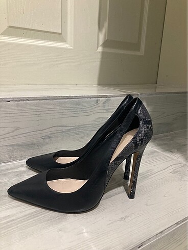 Zara desenli topuklu ayakkabı