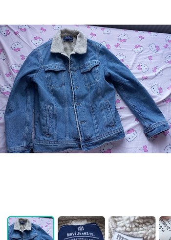 Mavi Jeans Mavi İci Yunlu Kot Ceket