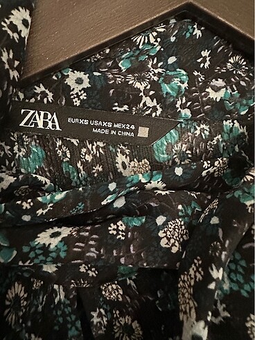 Zara Zara boyundan bağlamalı kısa elbise