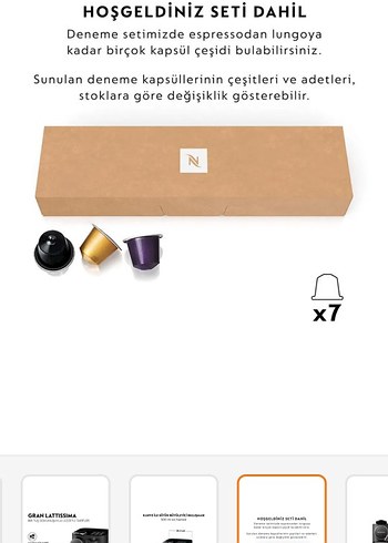  Beden Renk Nespresso Gran Lattissima Kahve Makinesi