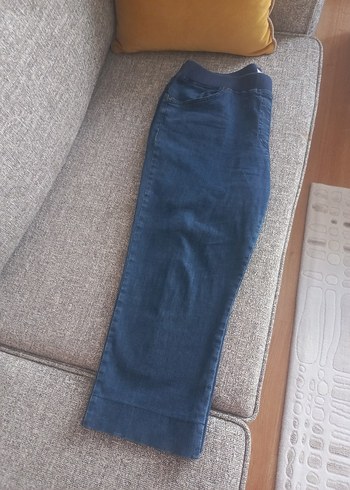 LC Waikiki Kadın Lacivert Elastik Bel Denim Pantolon