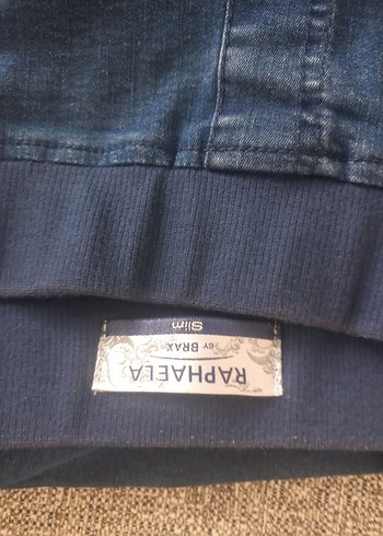 46 Beden Kadın Lacivert Elastik Bel Denim Pantolon