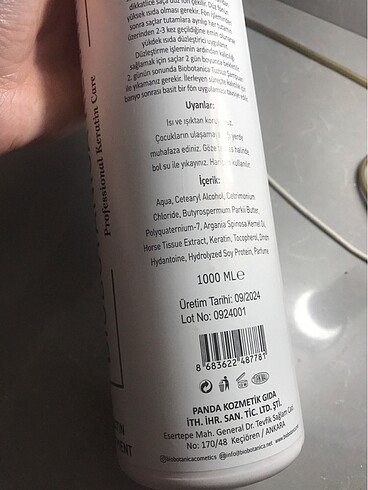 Biotherm Keratin,saç botox