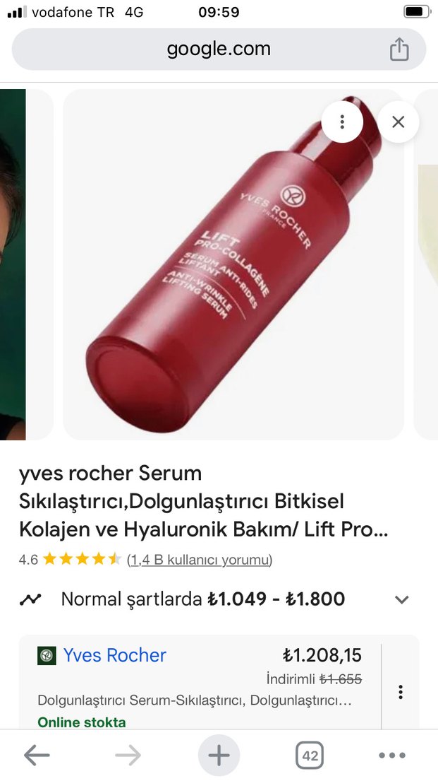 Yves Rocher Lift Pro-Kollajen Kırışıklık Karşıtı Serum - Görsel 2
