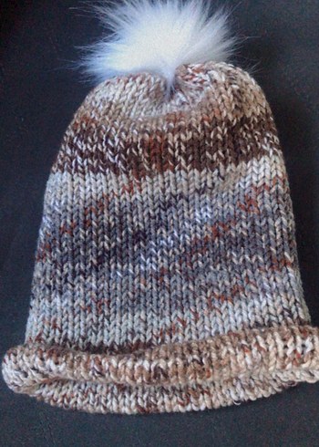 Kadın Çok Renkli Bohem Örgü Bere - Görsel 8