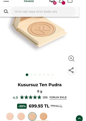 Yves Rocher Pastel Camel Pudra - Görsel 3