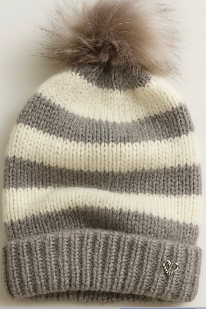 Renkli Örgü Kadın Bere - Görsel 2