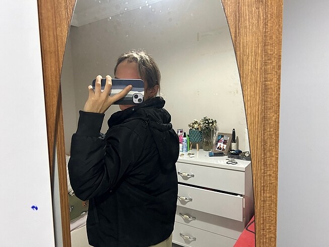 Siyah mont - Görsel 3