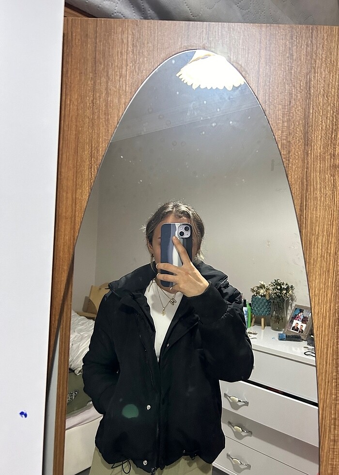 Siyah mont - Görsel 4