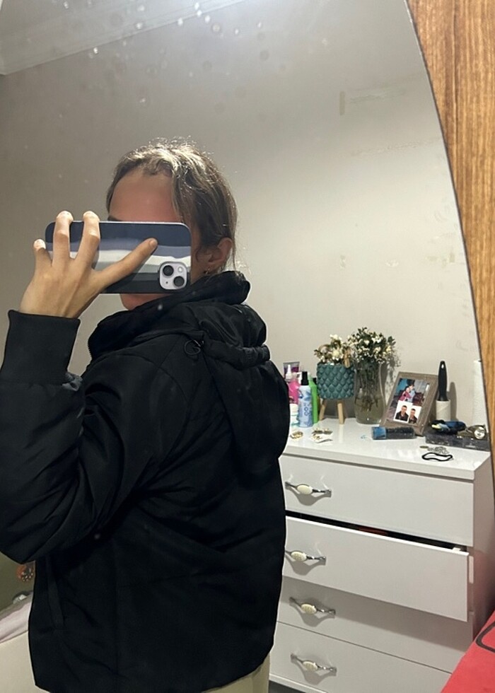 Siyah mont - Görsel 3