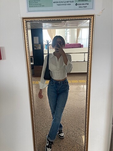 34 Beden mavi Renk Trendyolmilla jean