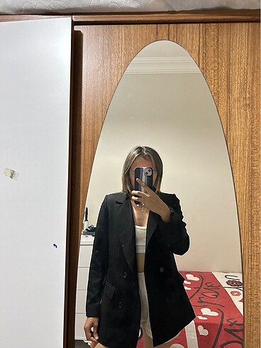38 Beden siyah Renk Blazer ceket