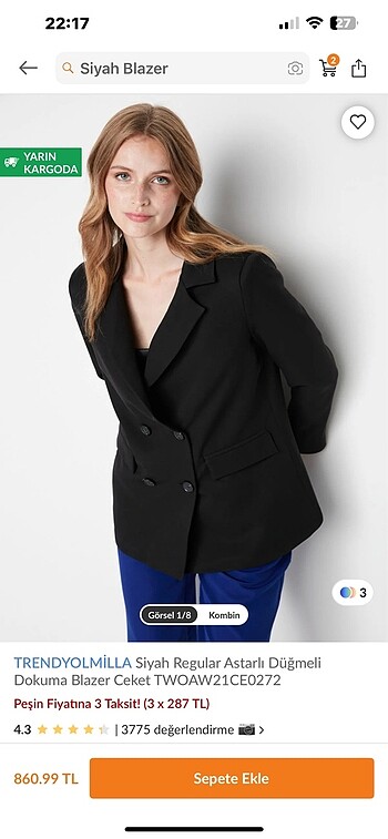 Trendyol & Milla Blazer ceket