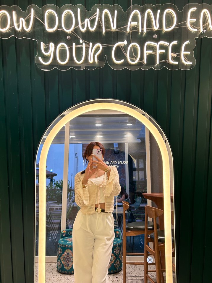 Beyaz  Kadın Kumaş Pantolon - Görsel 3