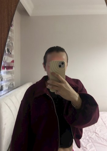 Bordo Kadın  Ceket - Görsel 2