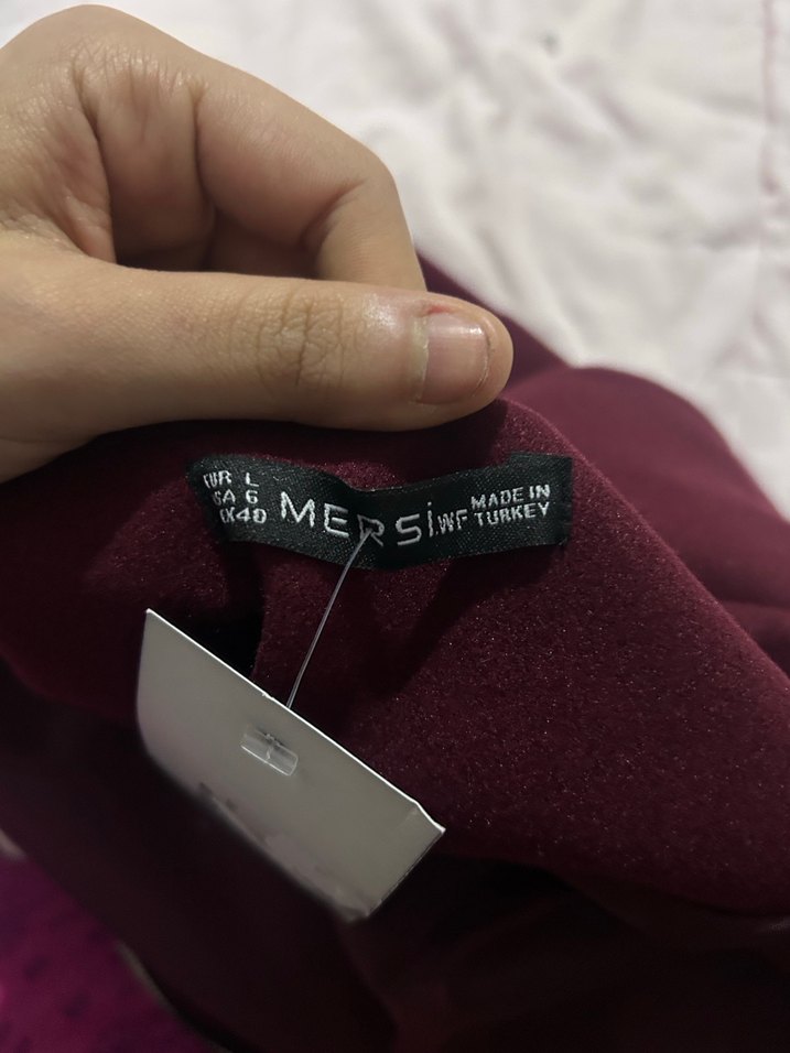 Bordo Kadın  Ceket - Görsel 3