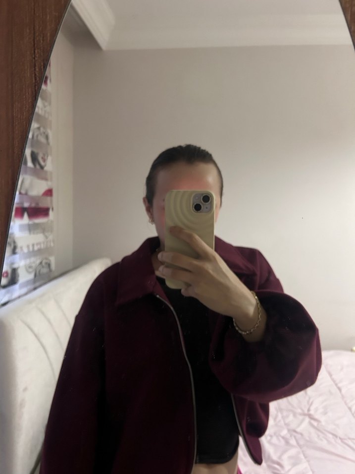 Bordo Kadın  Ceket - Görsel 2