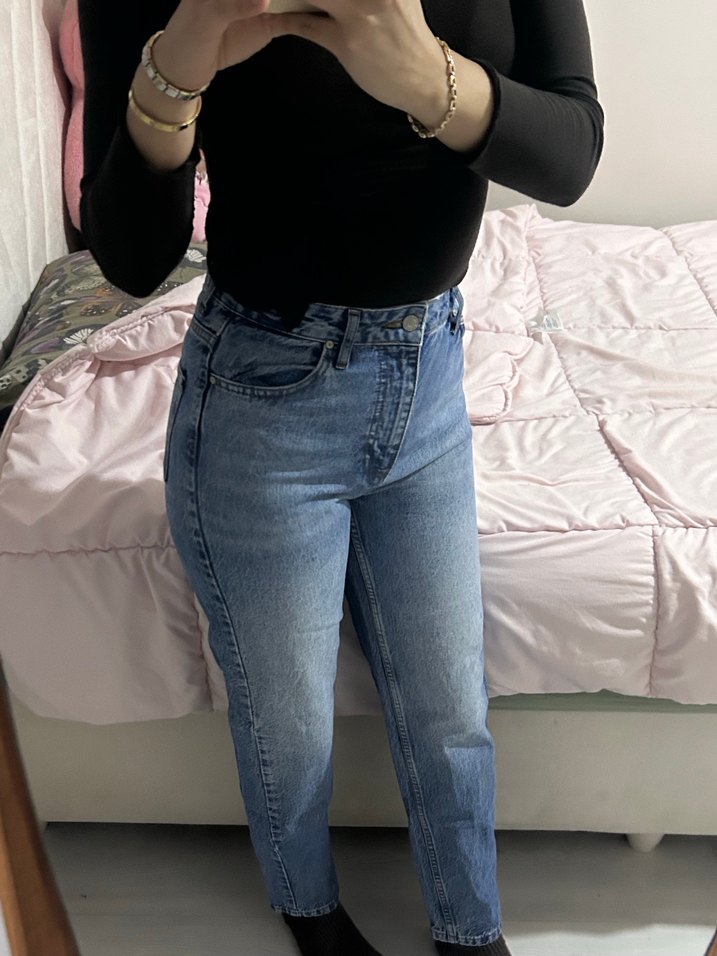 Trendyolmilla mavi jean - Görsel 3