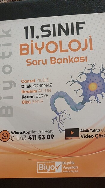 11. SINIF BIYOLOJI BIYOTIK SORU BANKASI