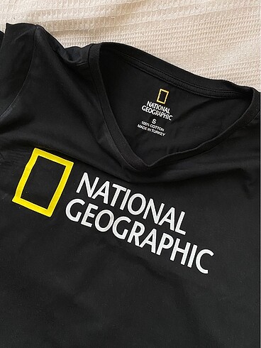 National Geographic Siyah tşört