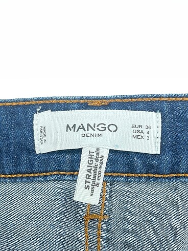 36 Beden mavi Renk Mango Jean / Kot %70 İndirimli.