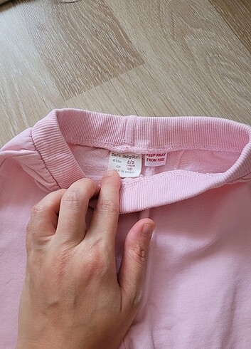 Zara Zara toz pembe kız bebek eşofman