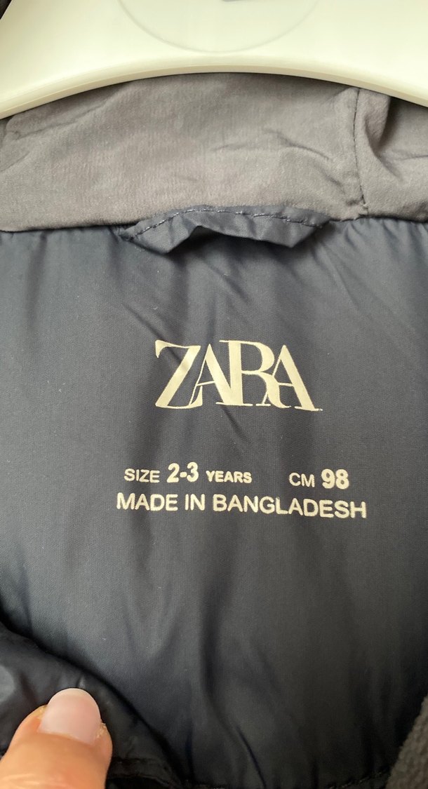 Lacivert Erkek Çocuk Kapüşonlu Mont - Görsel 2