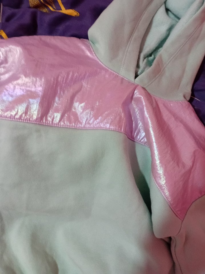 Kız Çocuk Yeşil Kapüşonlu Sweatshirt - Görsel 4