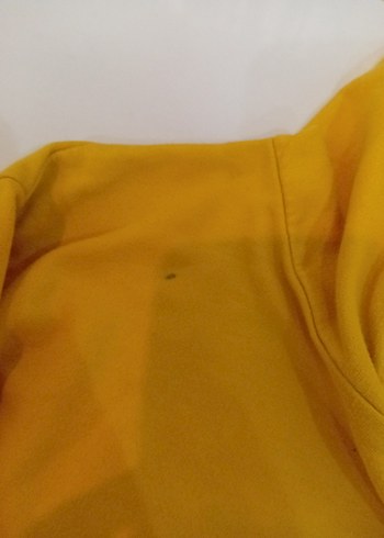 Sarı Adidas Kapüşonlu Erkek cocuk Sweatshirt - Görsel 3