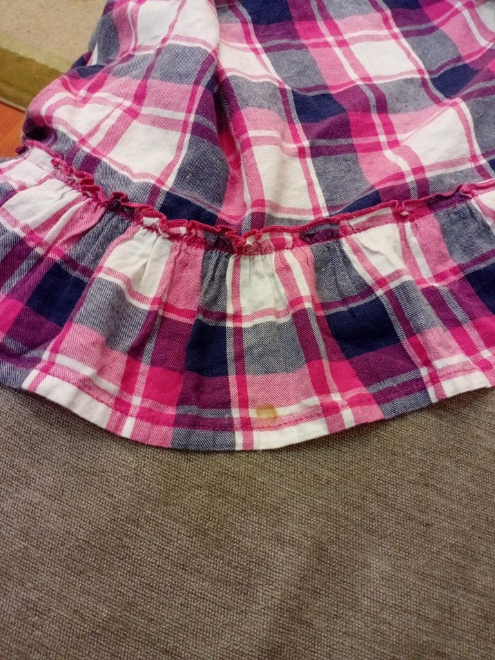 Renkli Kareli Uzun Kollu Kız gömlek - Görsel 3