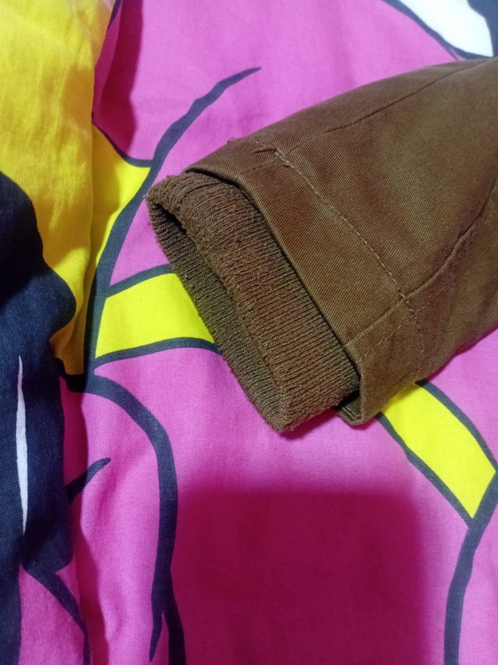 Kapüşonlu Kahverengi Kadın Mont - Görsel 5