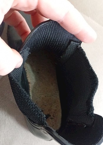 Siyah Rugan Stiletto Topuklu Kadın Bot - Görsel 5