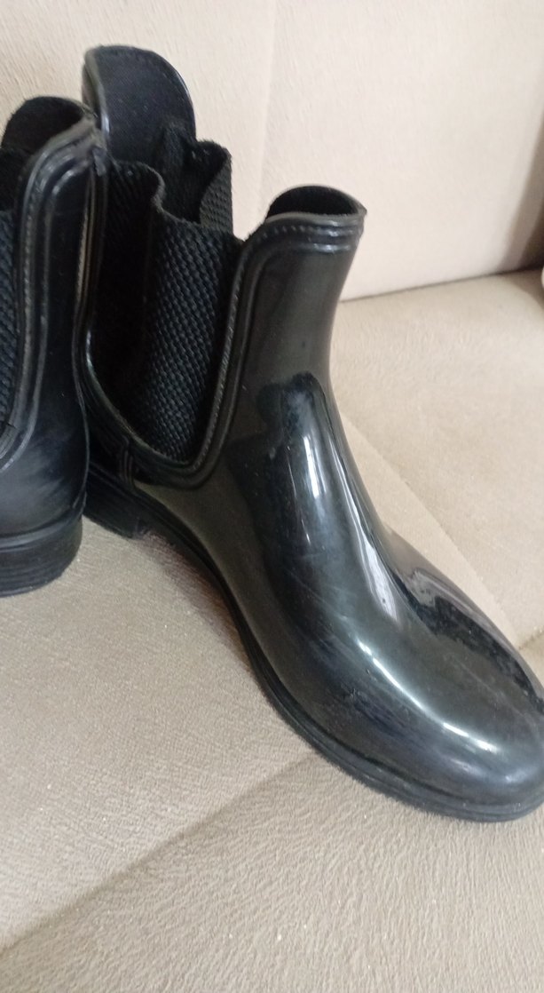 Siyah Rugan Stiletto Topuklu Kadın Bot - Görsel 3