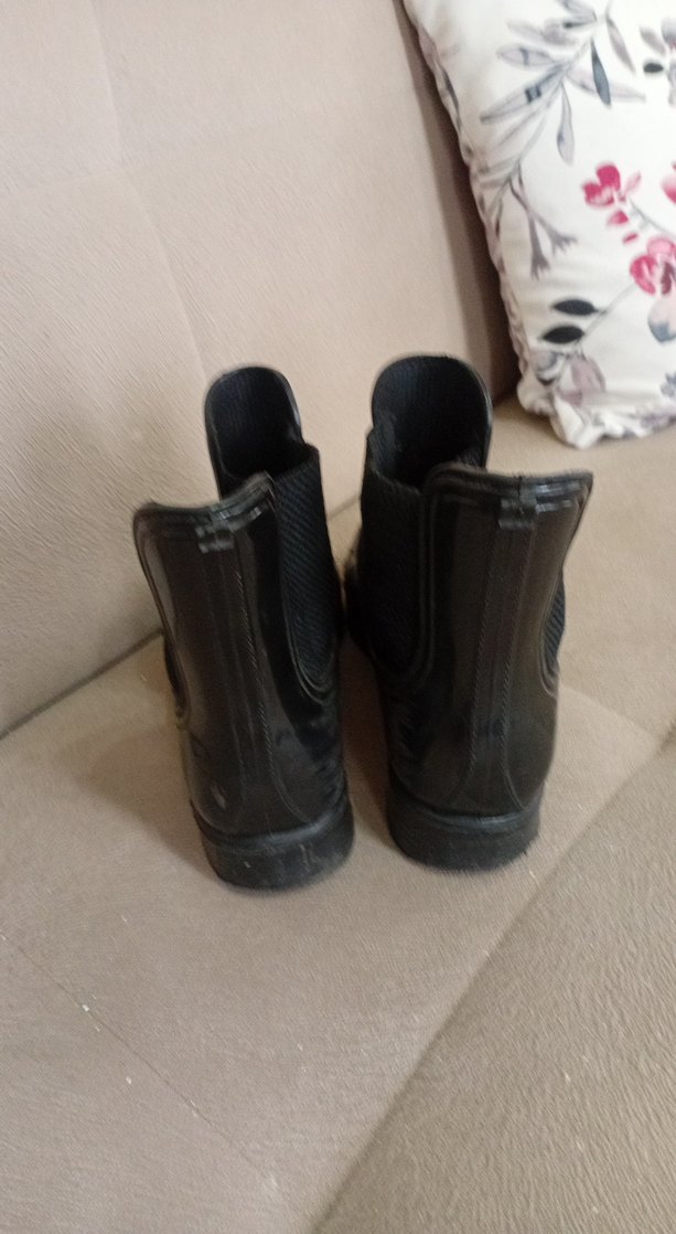 Siyah Rugan Stiletto Topuklu Kadın Bot - Görsel 4