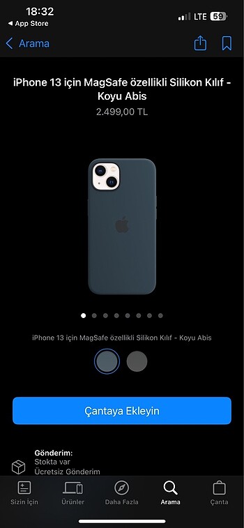 Pembe iPhone orijinal kılıf