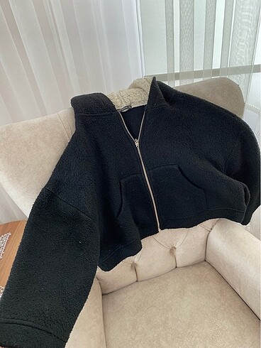 Yarasa kol crop ceket