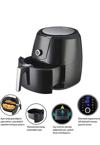 Kumtel Fastfryer Haf 8.5 litre xxl airfryer