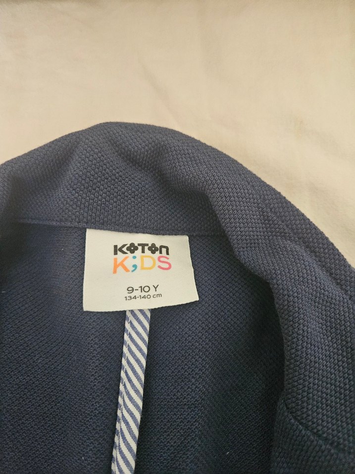 Gri Erkek Keten Düğmeli Ceket - Görsel 2