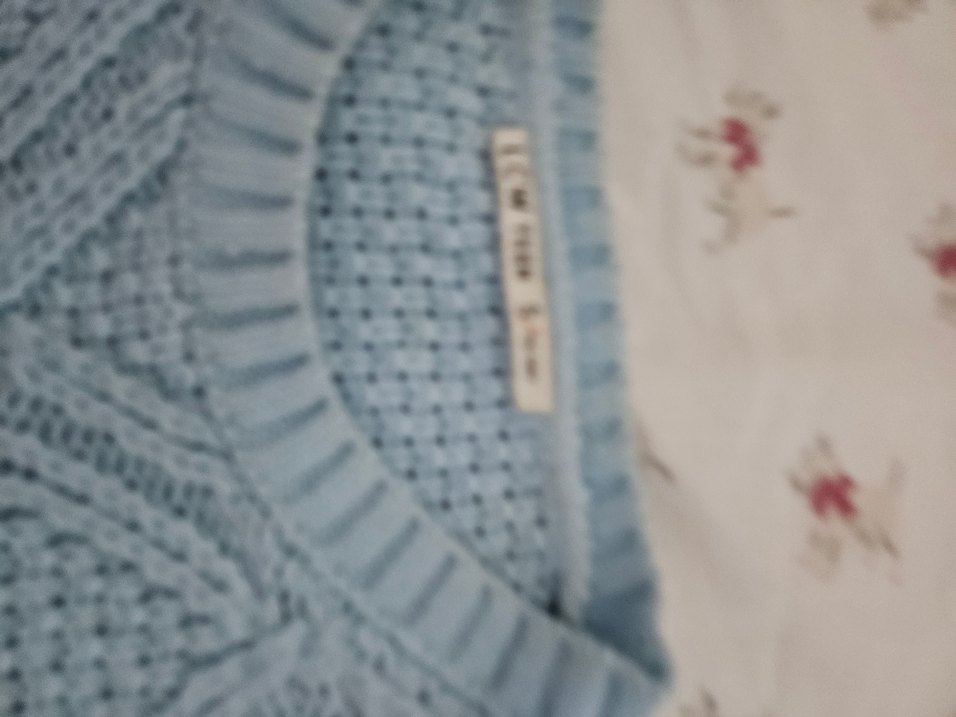 Mavi Bohem Örgü Kadın Kazak - Görsel 2