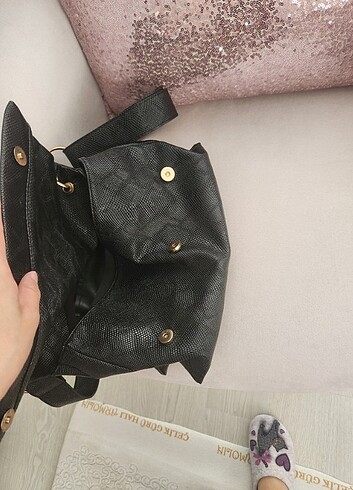 Siyah postacı canta - Görsel 5