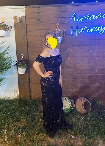 PAYETLI UZUN ABİYE - Görsel 6