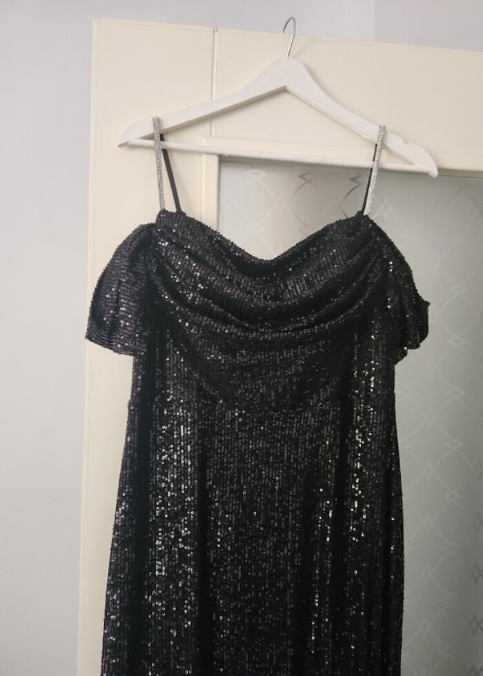 PAYETLI UZUN ABİYE - Görsel 2